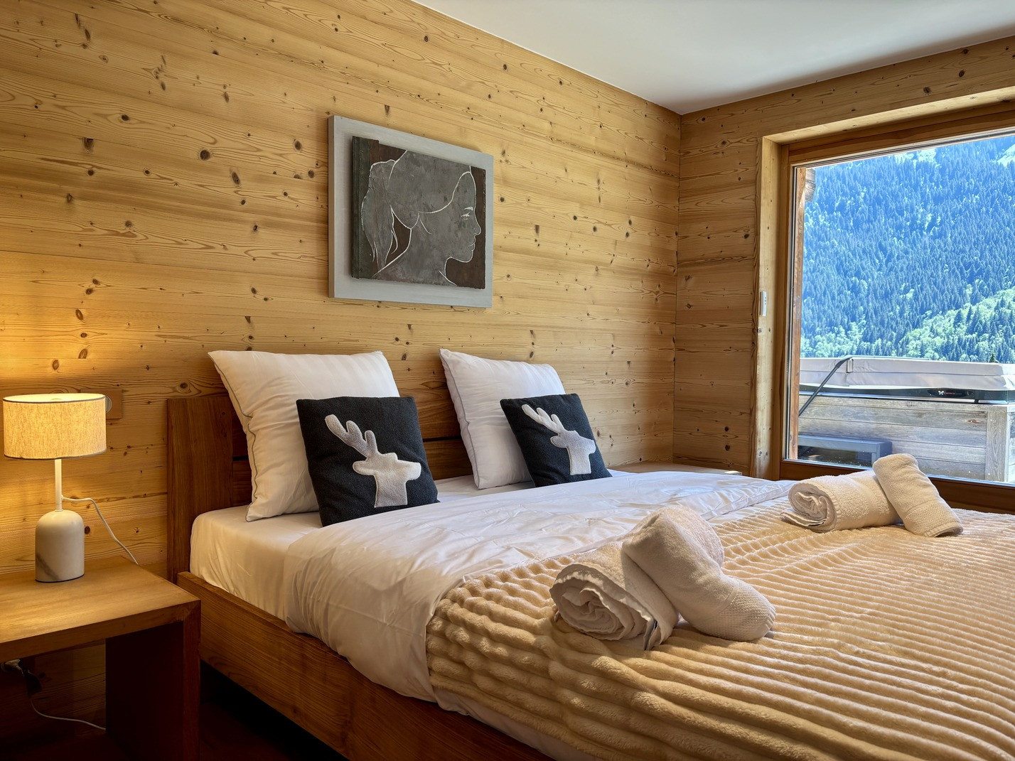 Chalet 4 Jillou, Double bedroom, Chapelle d'Abondance, Ski rental