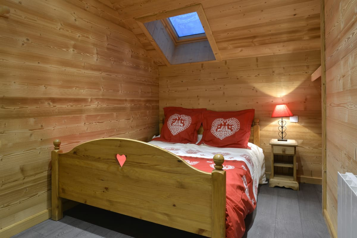 Chalet Alaska, Chambre lit double, Châtel 74390