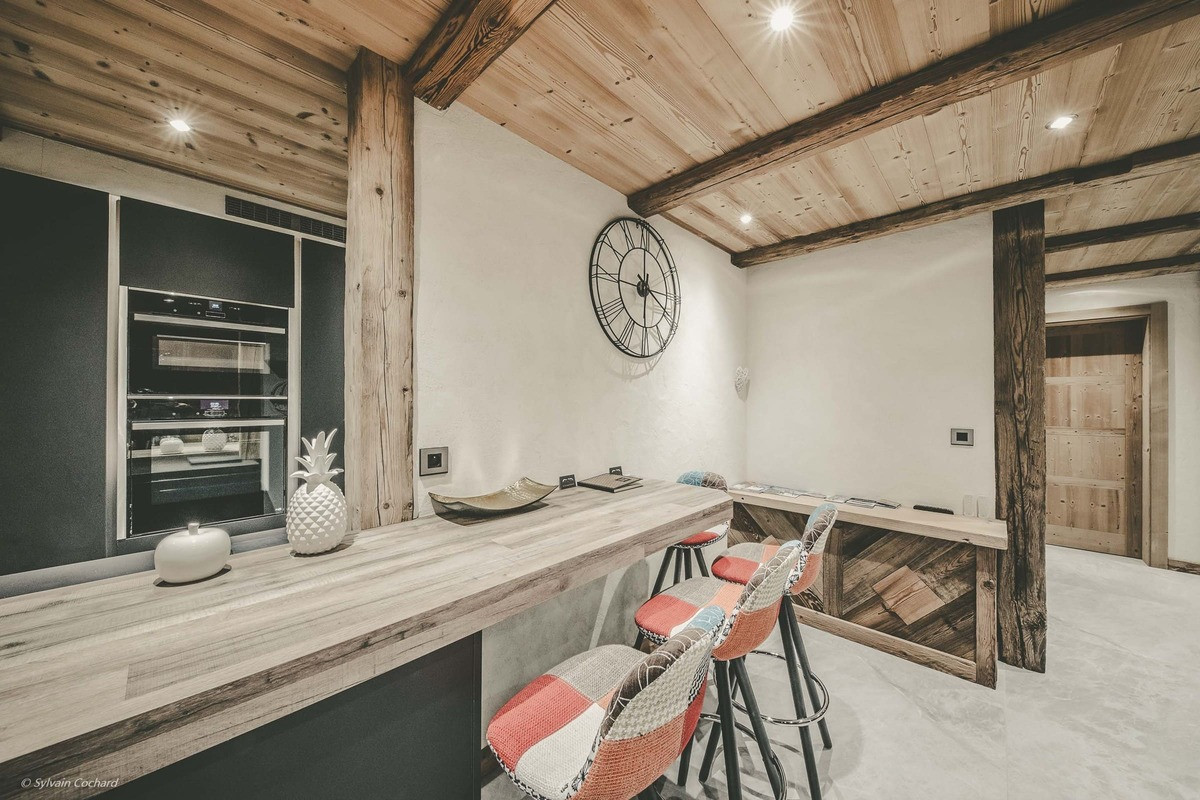 Chalet Bovard, Whymper, dining room and kitchen, Haute-Savoie Châtel Tourisme