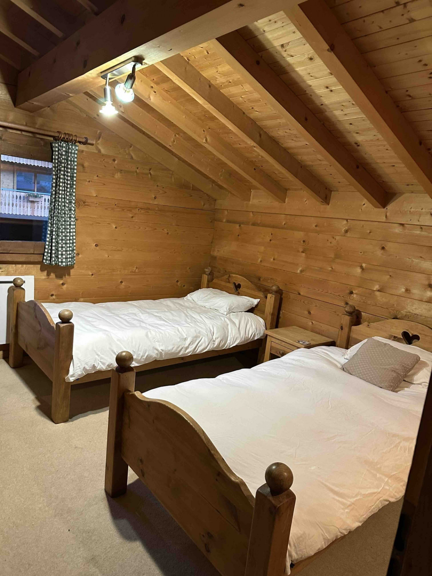 Chalet Braconnier, Chambre 2 lits simples, Châtel
