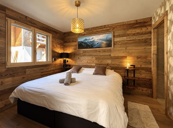 Chalet Chalentina, double bedroom, Châtel Reservation 74