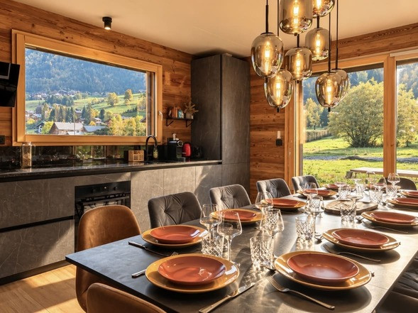 Chalet Chalentina, kitchen, Châtel mountain vacation 74390