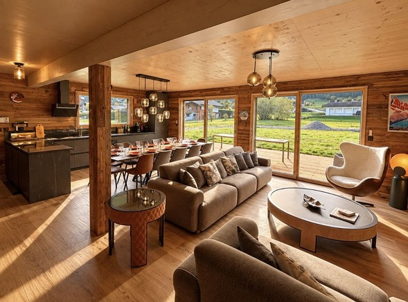 Chalet Chalentina, living room, Châtel, Haute-Savoie 74