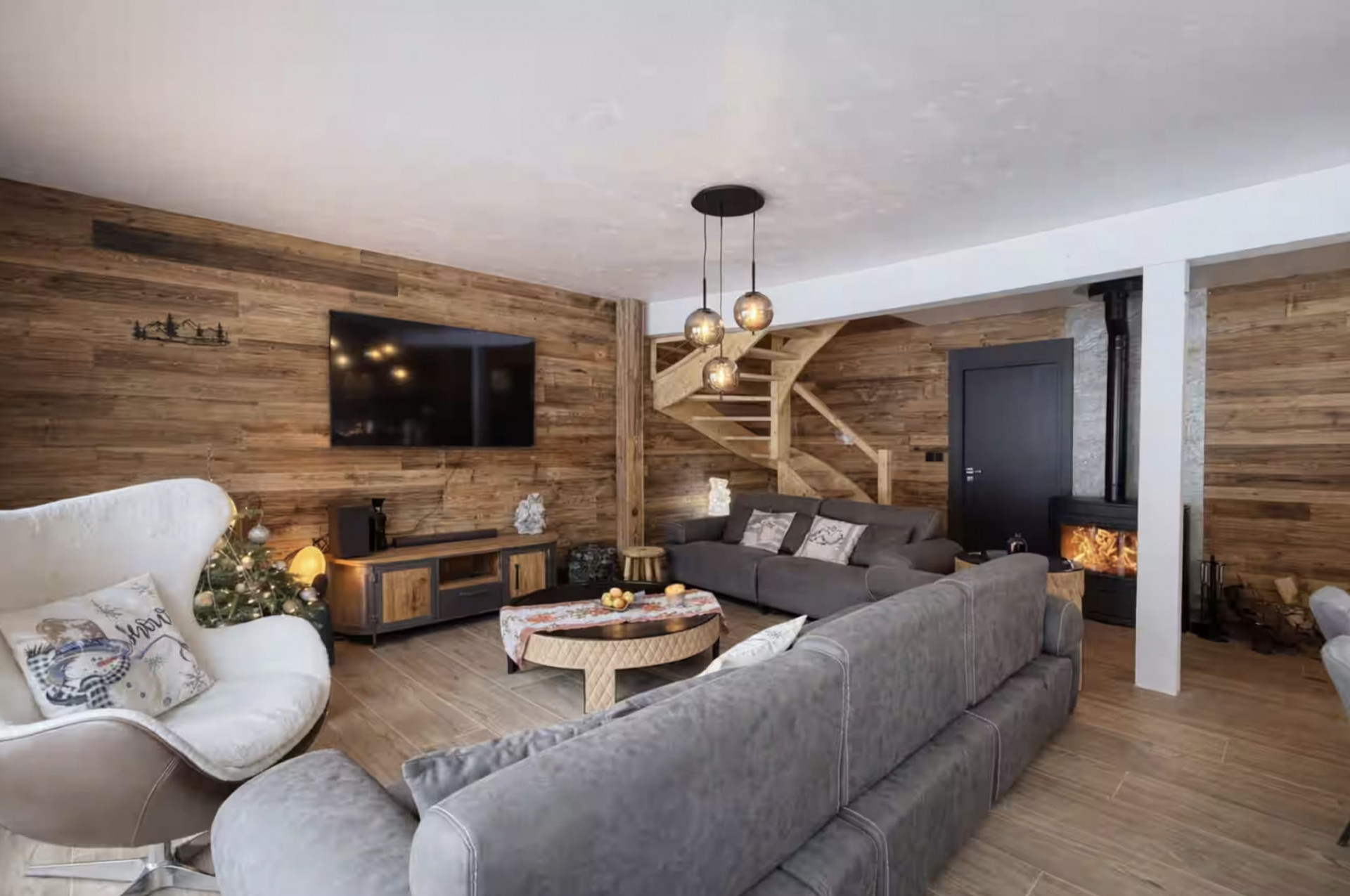 Chalet Chalentina, Living room, Chatel, Ski lift