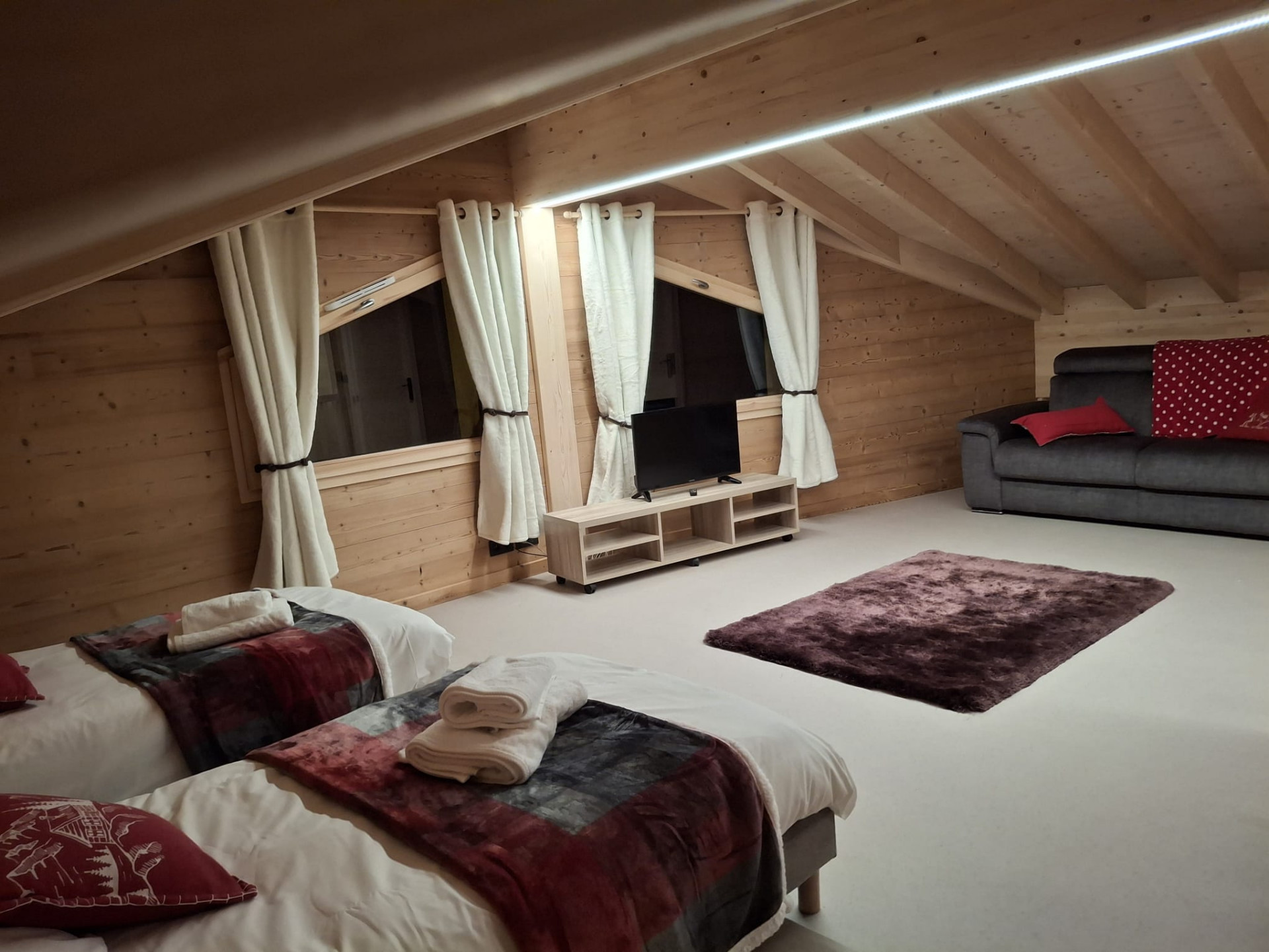 Chalet de la fiolaz à Châtel, mezzanine Chalet de la fiolaz à Châtel, mezzanine