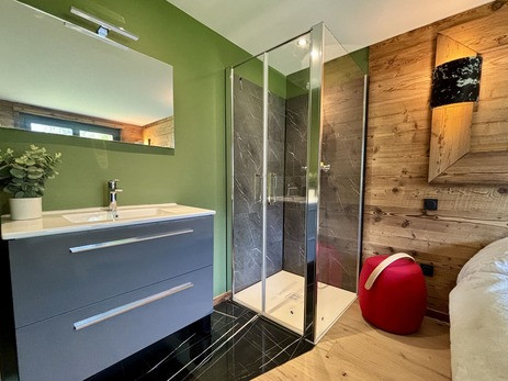 Chalet de la Plane, Salle de bain , Châtel, Soleil Chalet de la Plane, Salle de bain , Châtel, Soleil