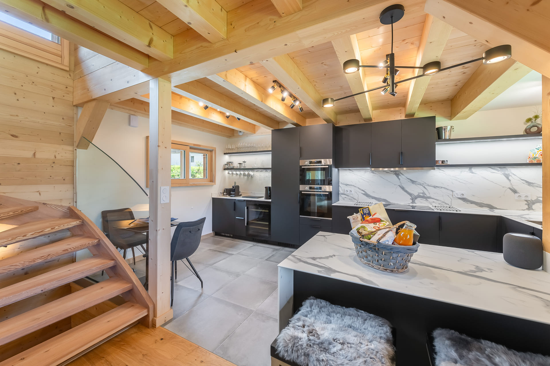 Chalet de Vonnes, Kitchen, Châtel Snow 74