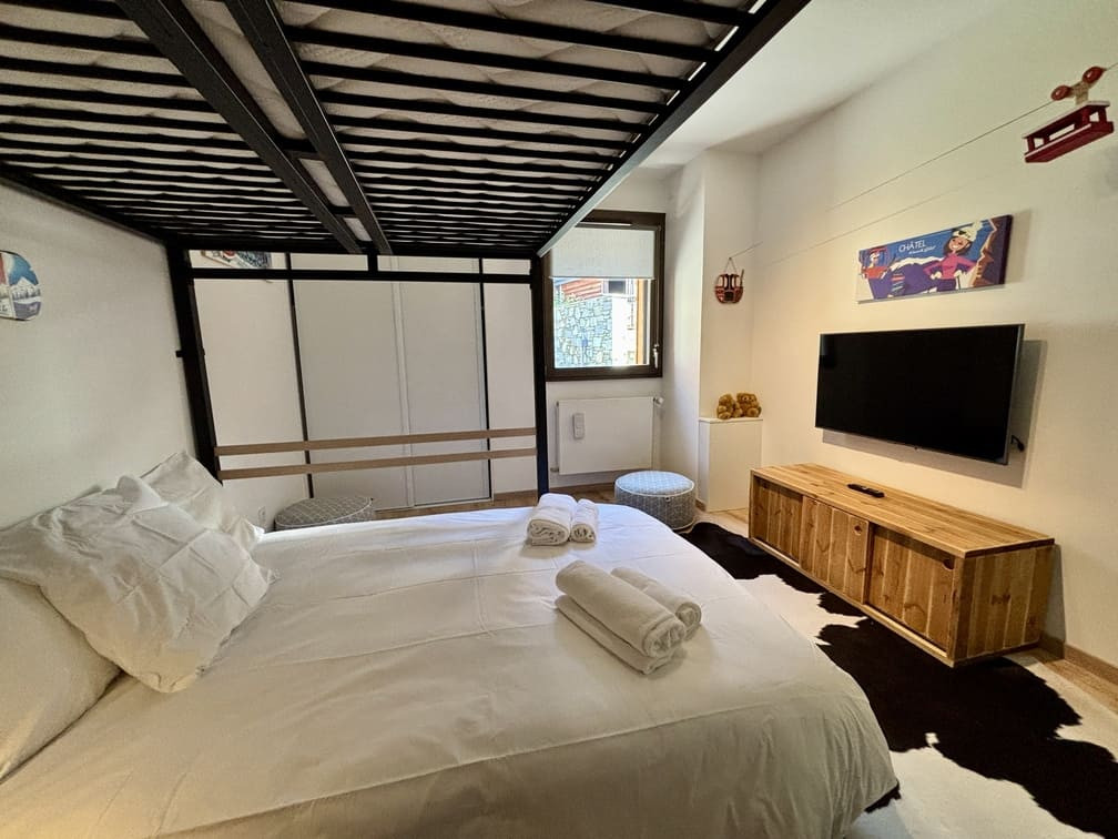 Chalet des Freinets, Appartement 201A, Châtel, Chambre quadruple, Domaine skiable Chalet des Freinets, Appartement 201A, Châtel, Chambre quadruple, Domaine skiable