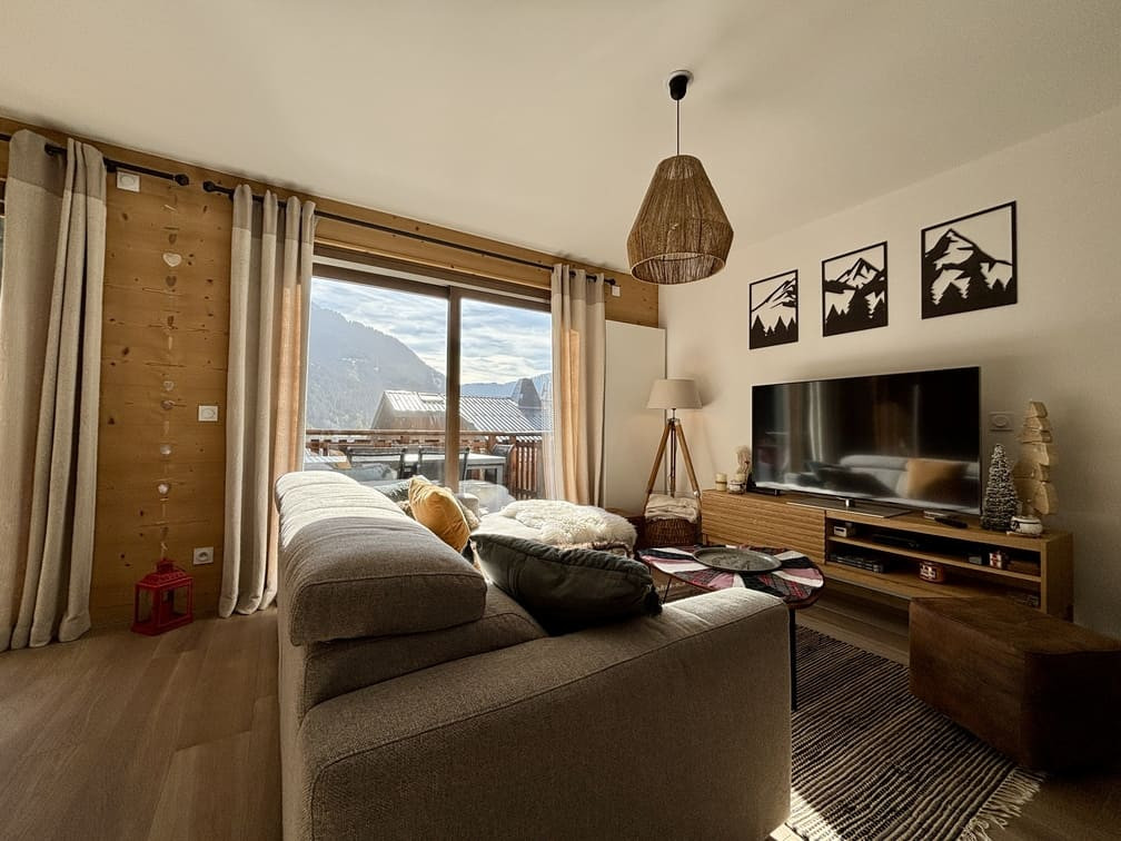 Chalet des Freinets, Appartement 201A, Châtel, Séjour, Portes du Soleil Chalet des Freinets, Appartement 201A, Châtel, Séjour, Portes du Soleil