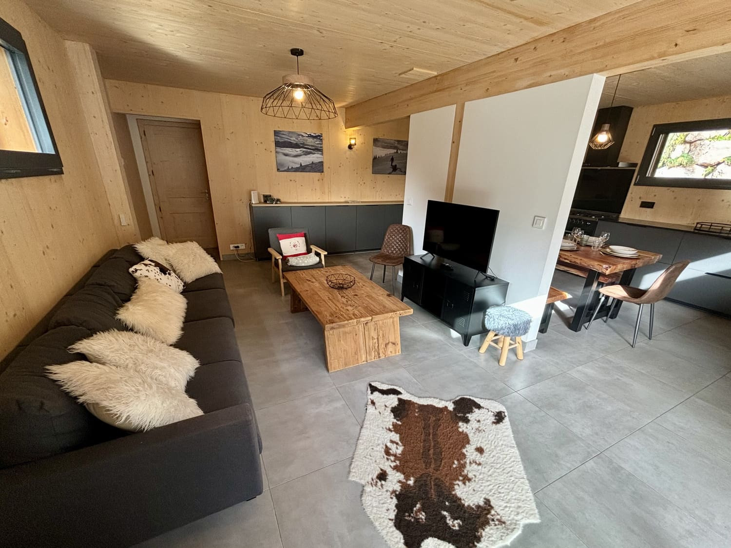 Chalet des Freinets, Salon, Châtel vacances en famille