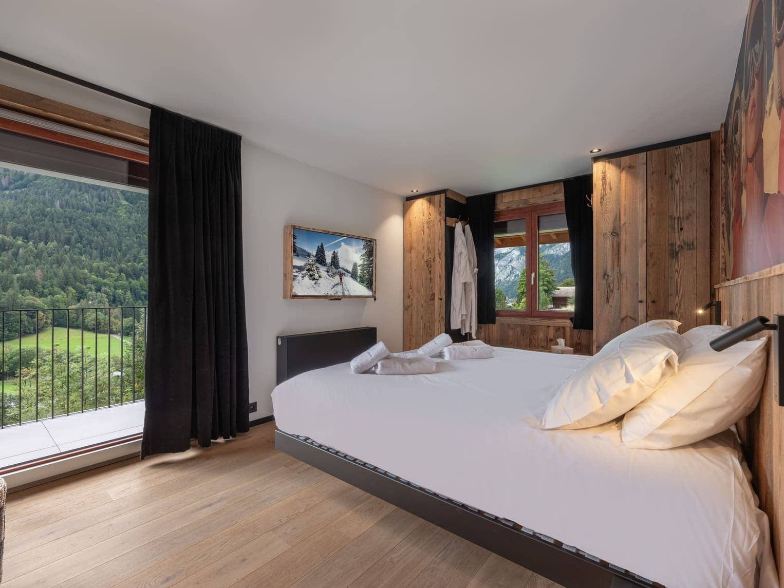 Chalet du Nant, La Chapelle d'Abondance, Chambre double, Châtel Village de montagne