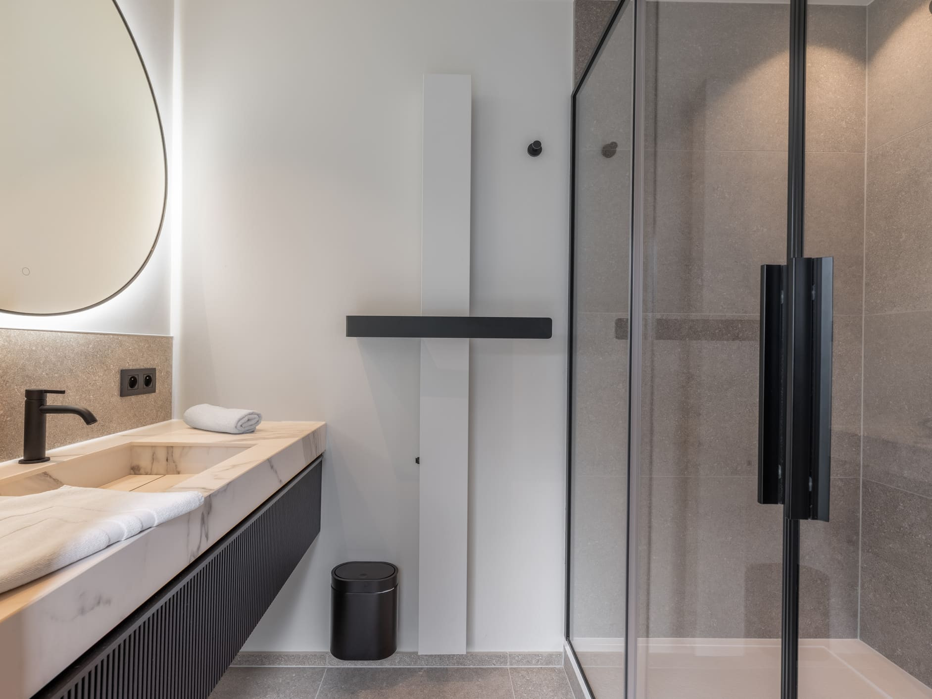 Chalet du Nant, La Chapelle d'Abondance, Salle de douche, Châtel Ambiance hivernale