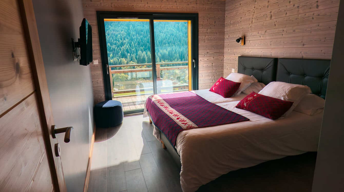 Chalet Entre Vous, Bedroom, Chatel ski alpin 74