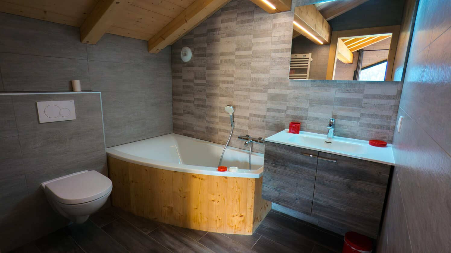 Chalet Entre Vous, Bathroom and toilet, Mountain Chatel Ski