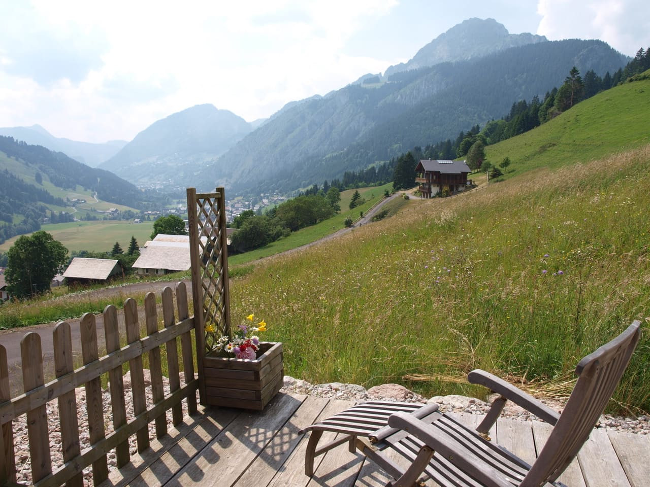 Chalet l'Edelweiss, Terrace view, Châtel Mountain 74
