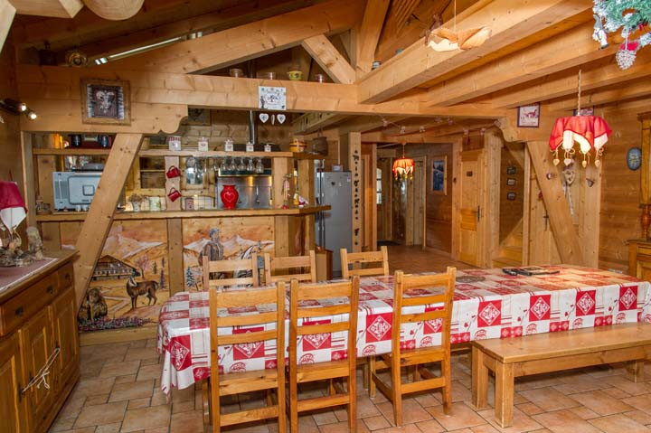 Chalet L'HERMINE DES VORRES, Living and dining room, Châtel Skipass