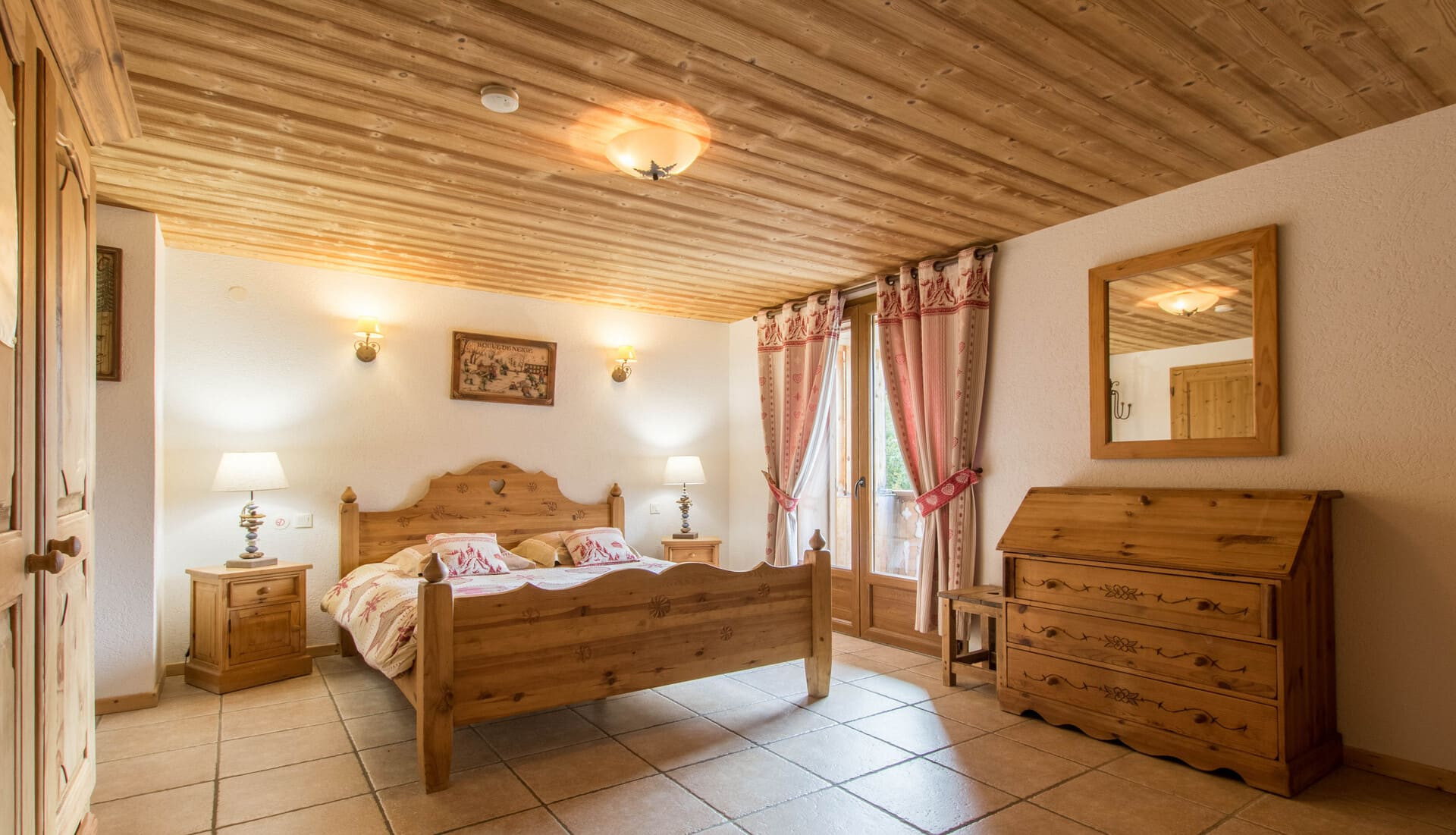 Chalet L'Orée du lac, Bedroom 3 second floor, Chatel, Relaxation in the mountains Chalet L'Orée du lac, Bedroom 3 second floor, Chatel, Relaxation in the mountains