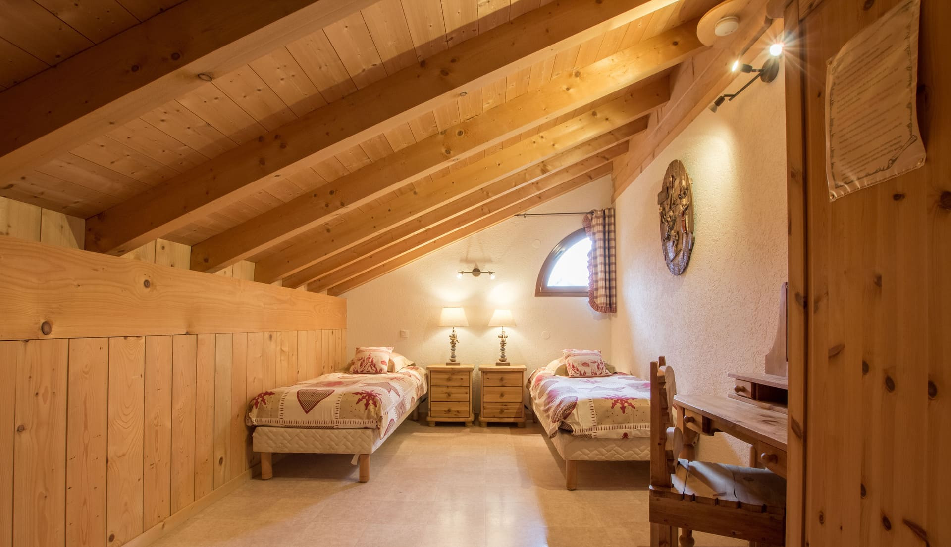 Chalet L'Orée du lac, Bedroom 6 third floor, Chatel, Fresh snow Chalet L'Orée du lac, Bedroom 6 third floor, Chatel, Fresh snow