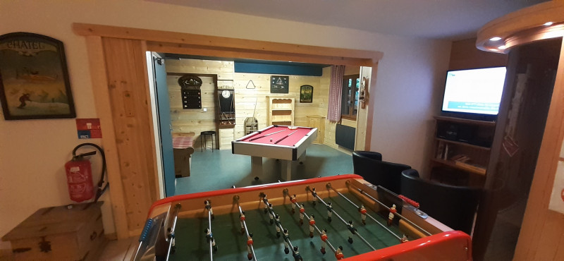 Chalet L'Orée du lac, Games room, Chatel, Accommodation rental Chalet L'Orée du lac, Games room, Chatel, Accommodation rental