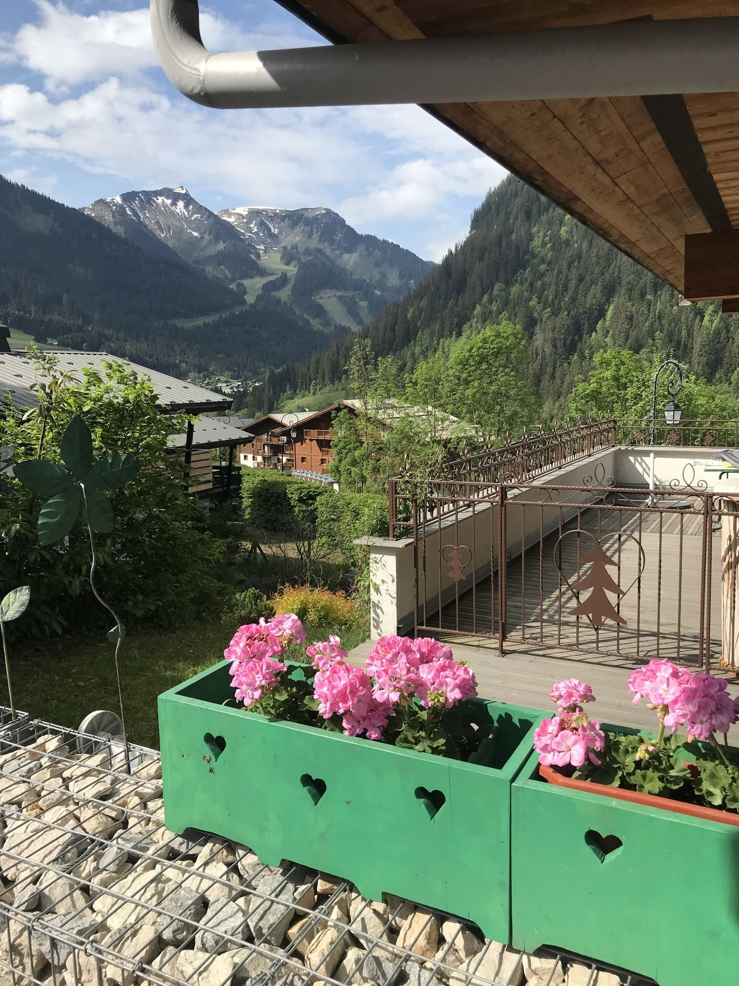Chalet The Calèche, Terrace view, Châtel Mountain 74