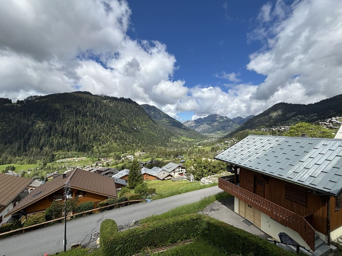Chalet La Folie for holiday rental in Chatel, view over the Abondance valley