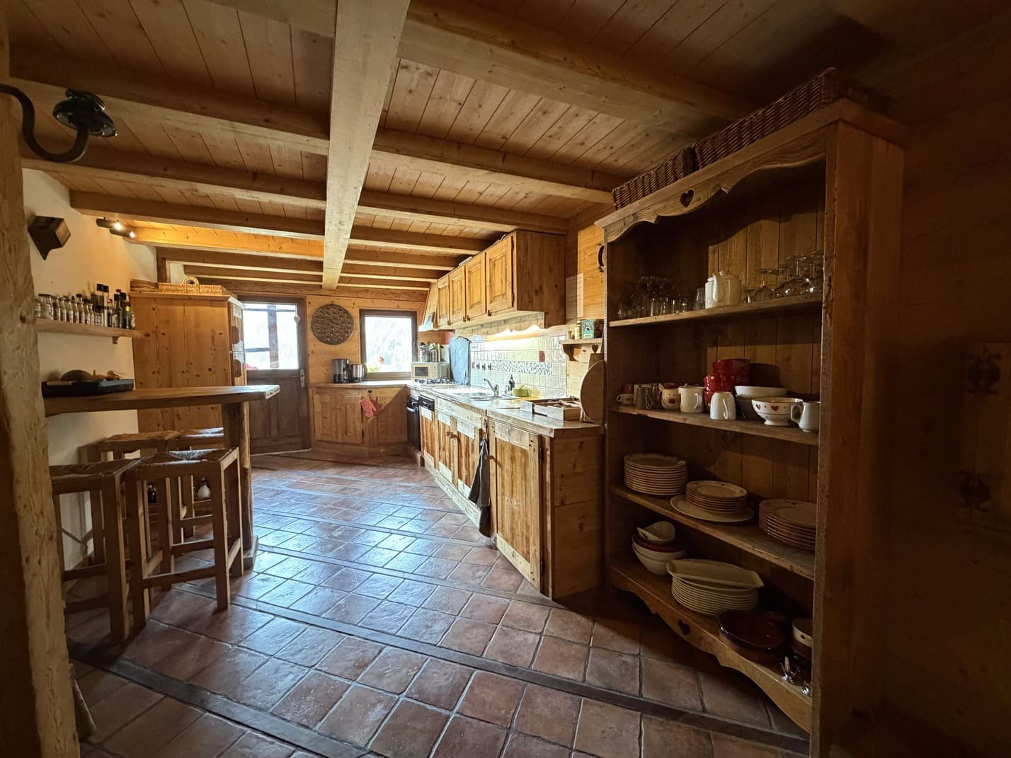 Chalet La Miette (Haut), Cuisine, Châtel, Neige