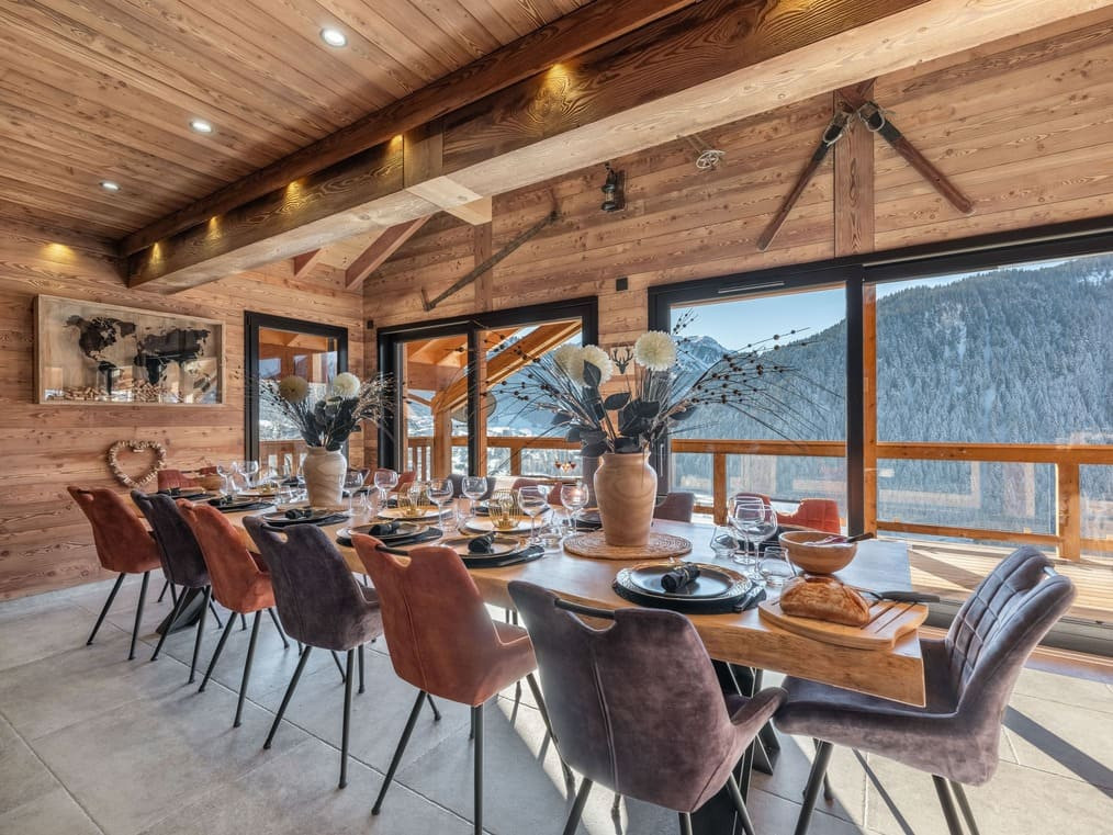 Chalet La Sapinette, Chatel, Dining room, Accommodation rental