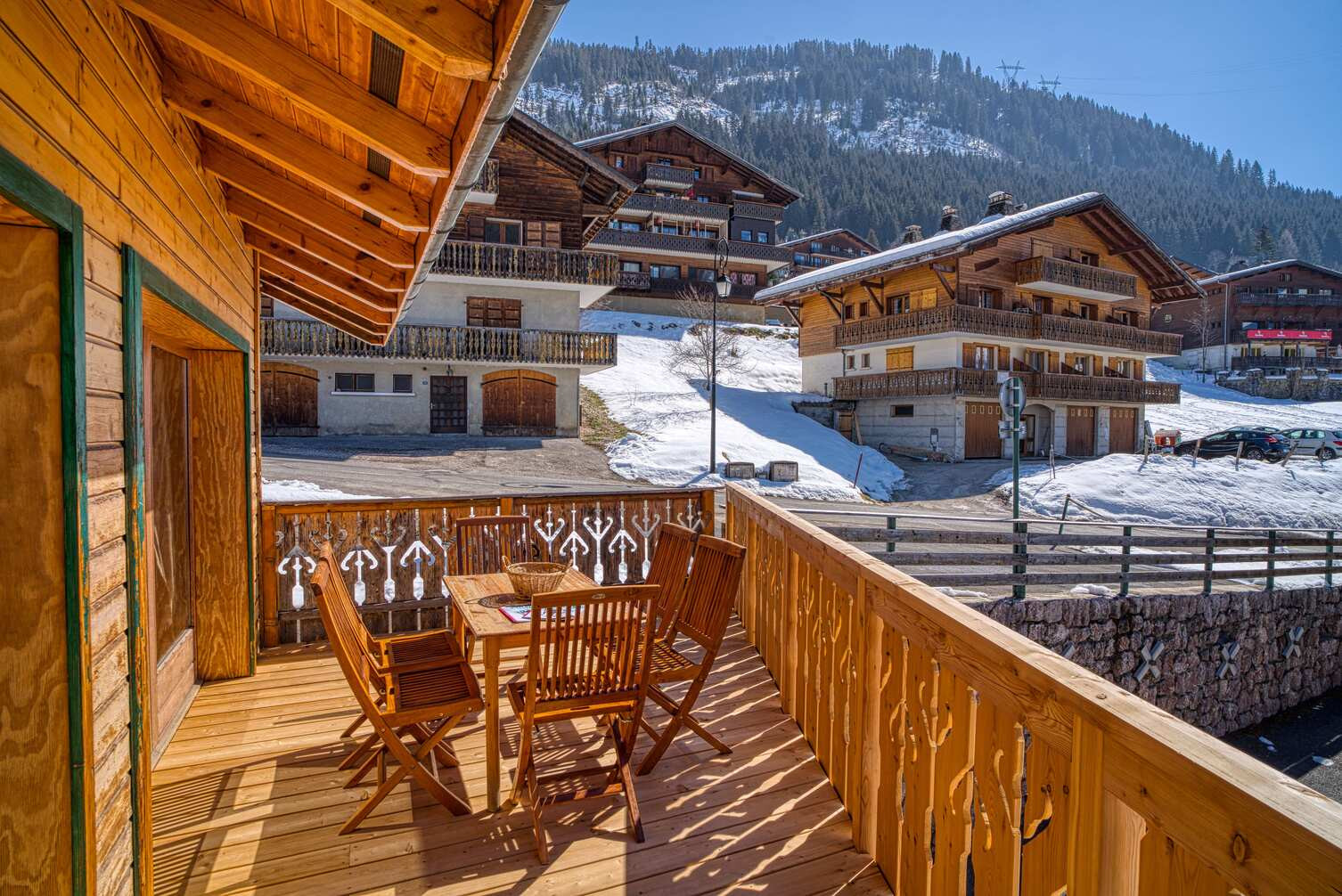 chalet La Savoyarde, Terrace, Châtel Village 74