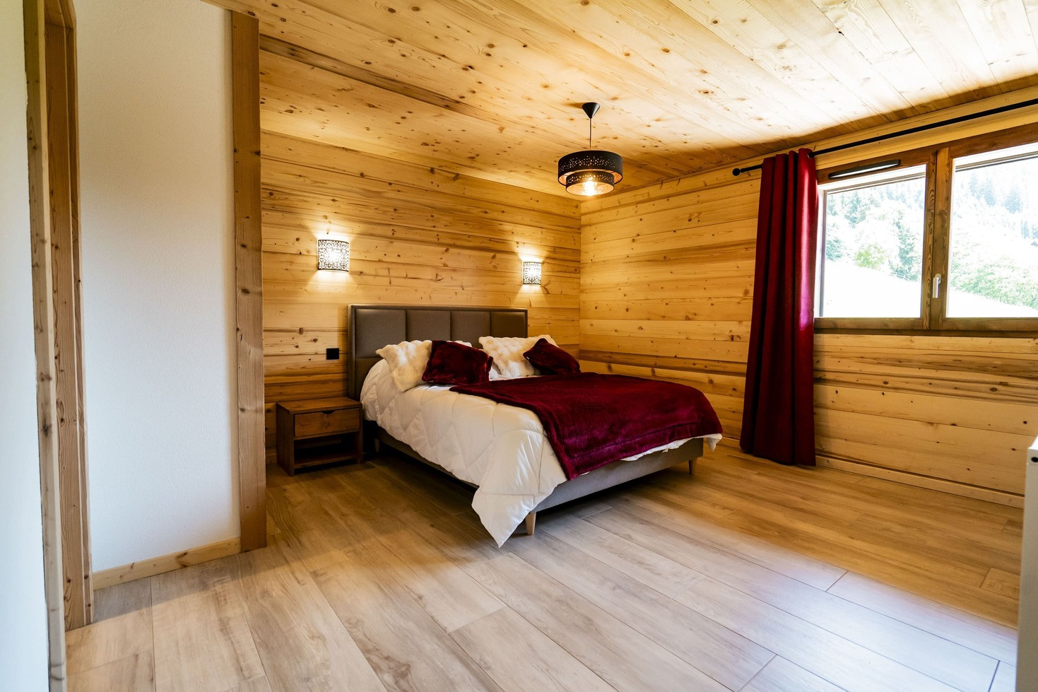 Chalet Laurentine, chambre double, Châtel Vallée d'Abondance 74