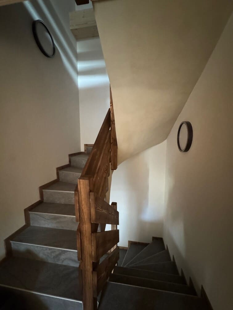 Chalet Laurentine, Châtel, escalier, chalet alpin