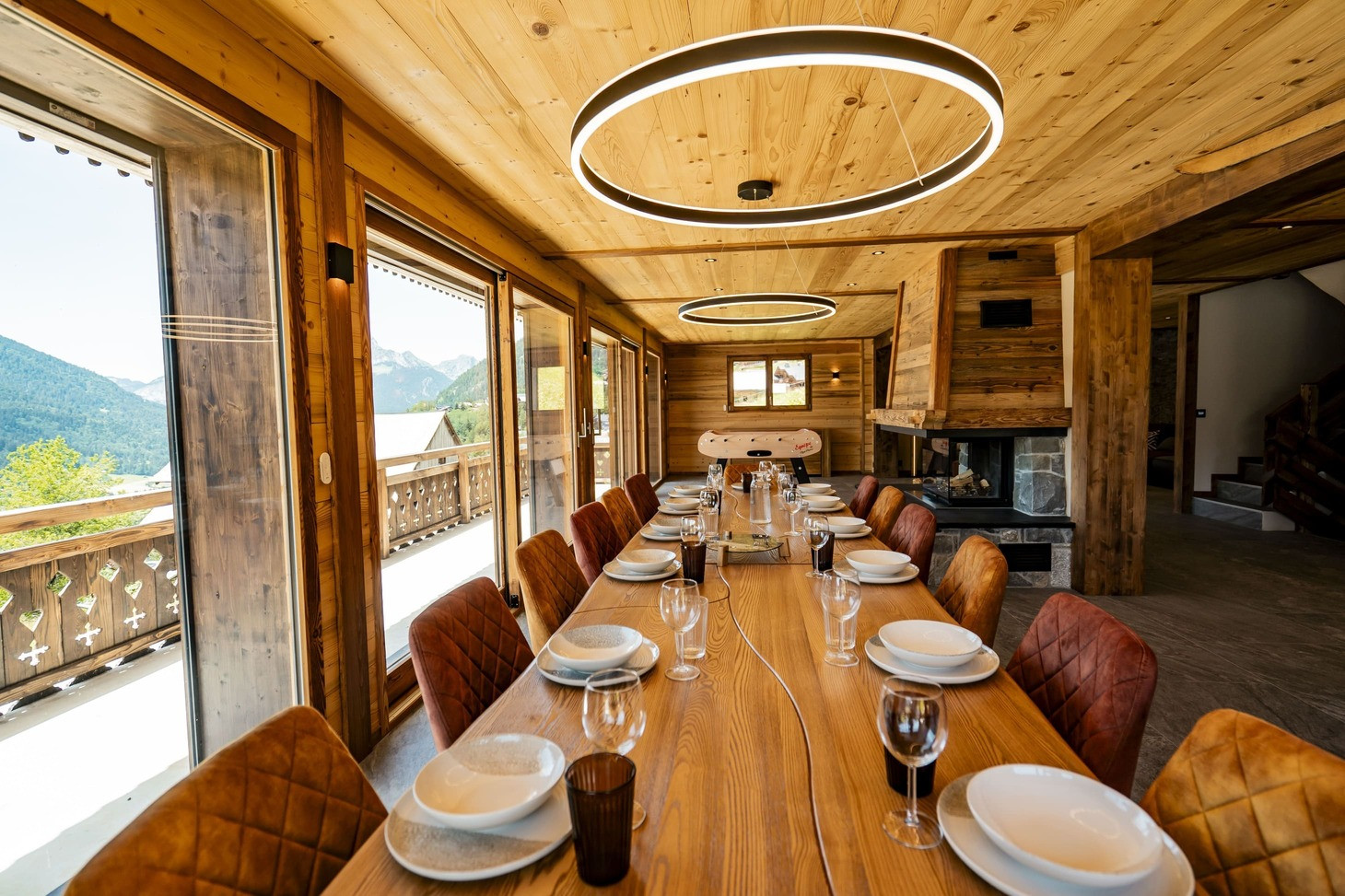 Chalet Laurentine, salle à manger, Châtel vacances ski famille