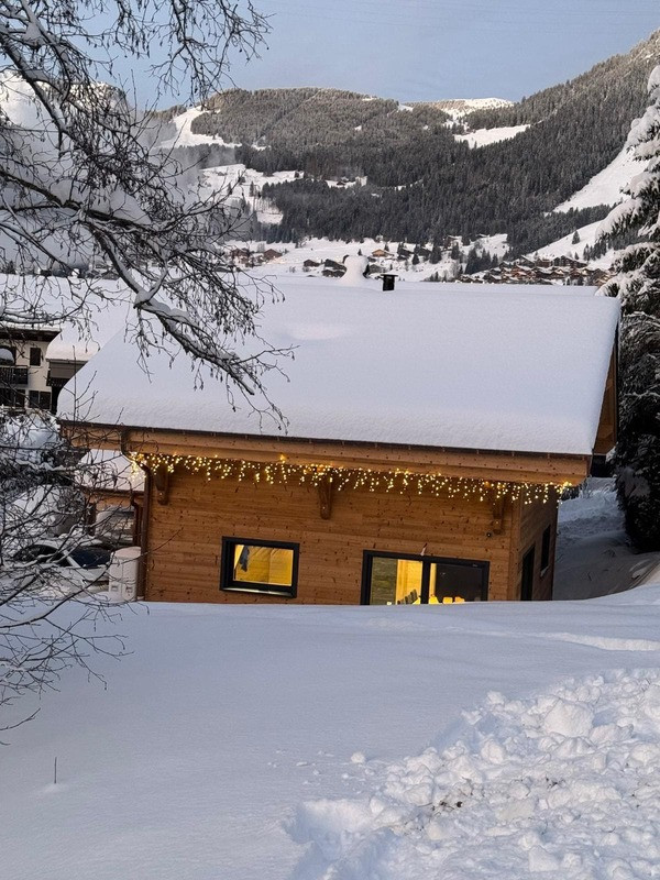 Chalet le Bancky, Chalet in winter, Châtel 74390