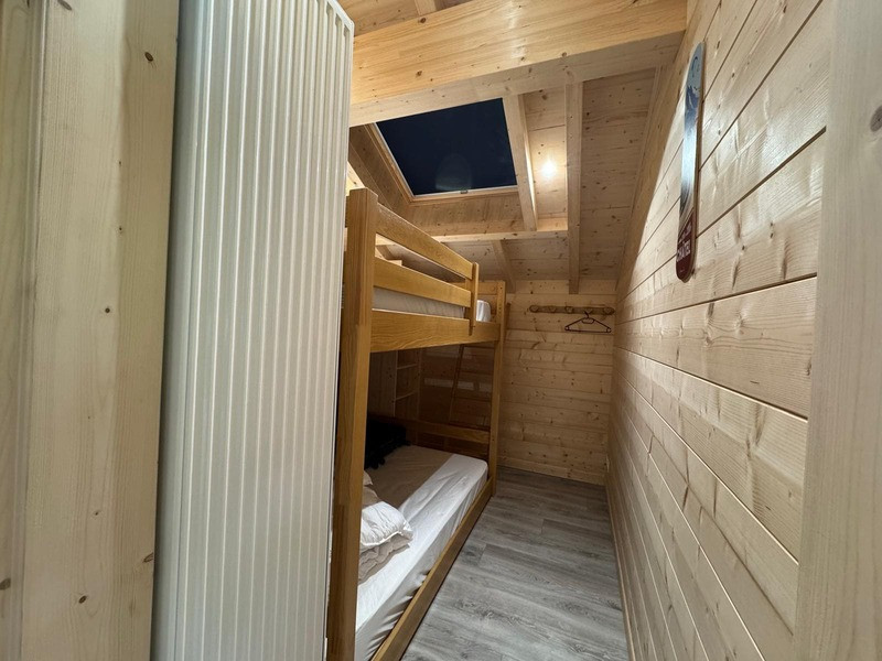 Chalet le Bancky, Bedroom with two double bunk beds, Châtel Ski rental