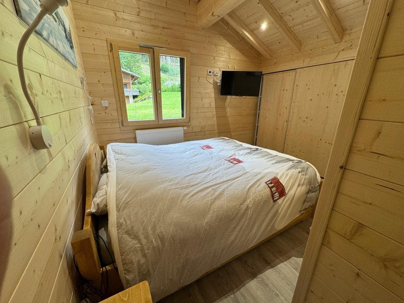 Chalet le Bancky, Bedroom with double bed, Châtel Ski holidays