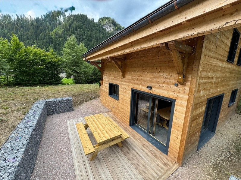 Chalet le Bancky, Terrace, Châtel Sunny holidays