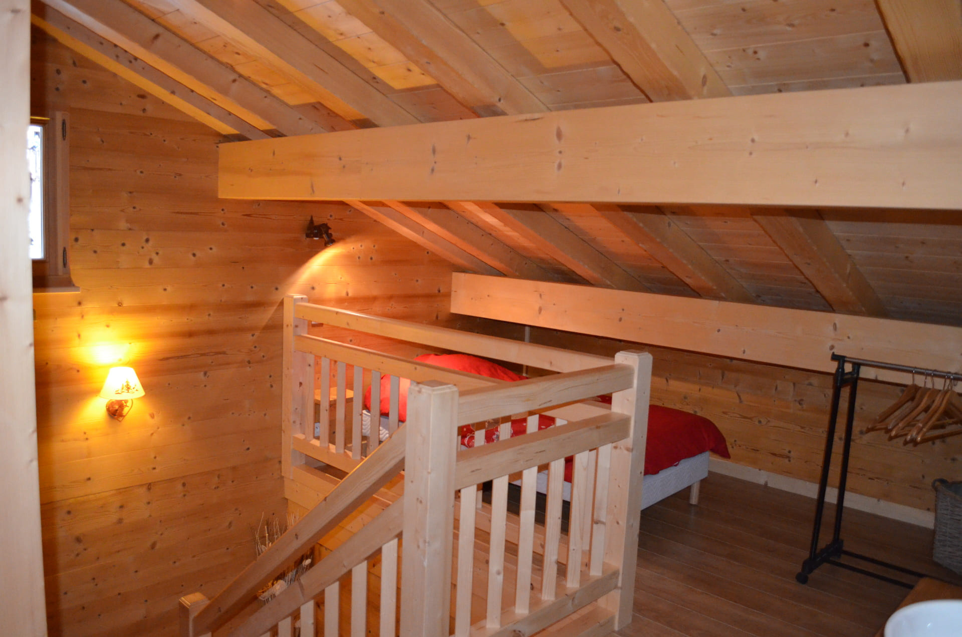 Chalet Le Ramoneur Savoyard, Coin nuit avec 1 lit simple, Châtel Vacances au ski