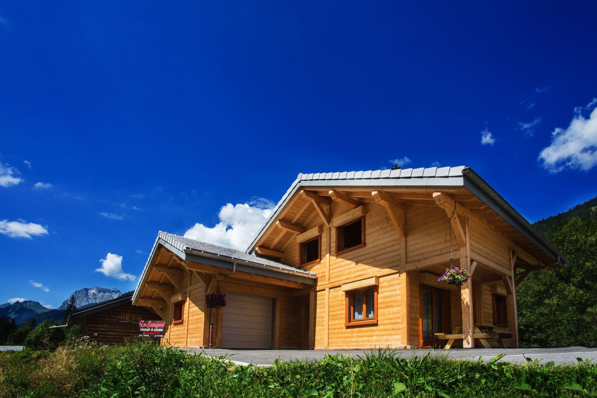 Chalet le Savoyard, view from the chalet, Châtel Haute-Savoie
