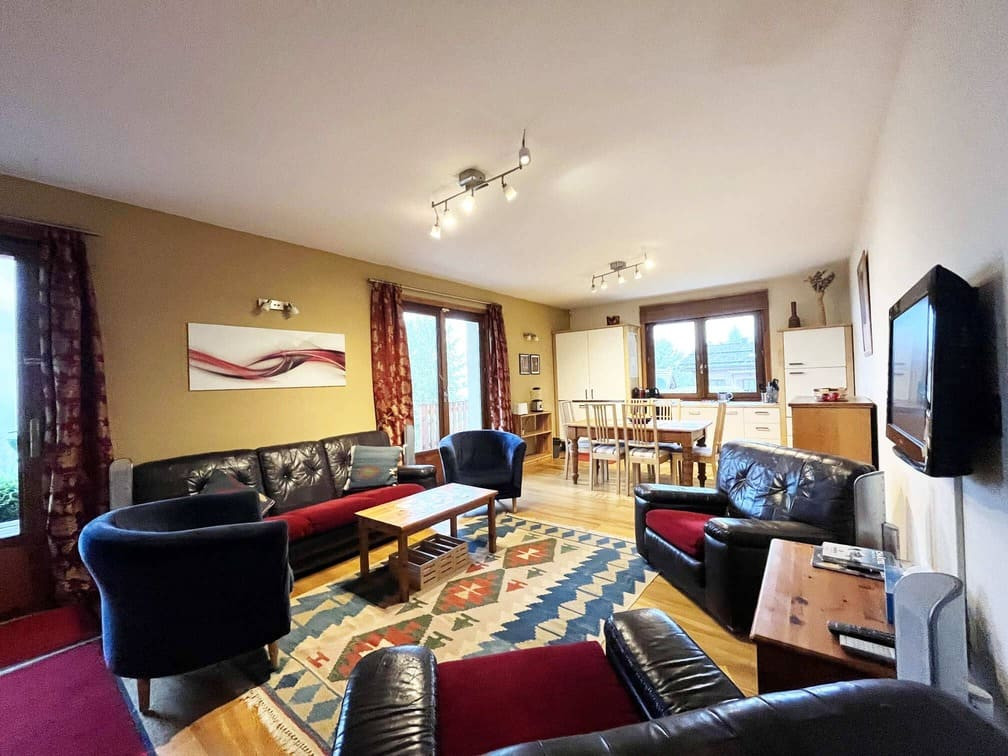 Chalet les Carlines, Bottom, Living room, Chatel Reservation
