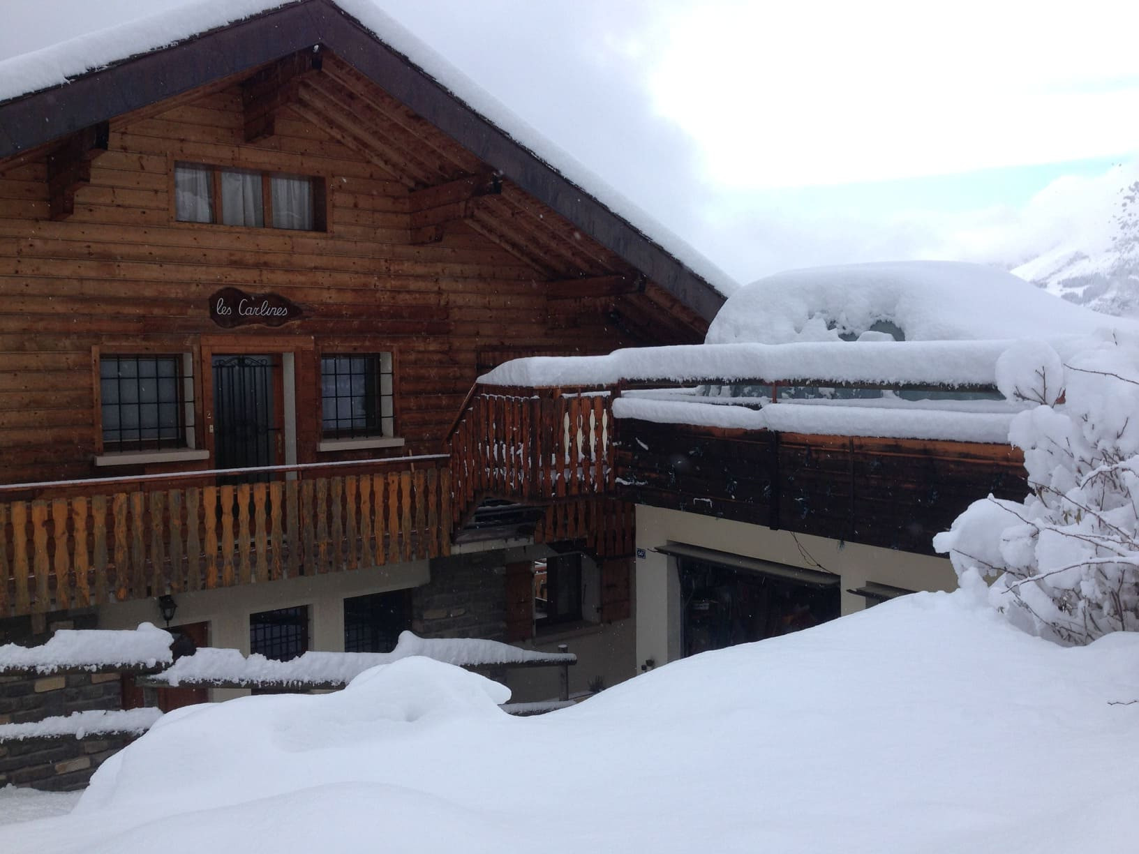 Chalet les Carlines, Bottom, Outside view, Chatel 74
