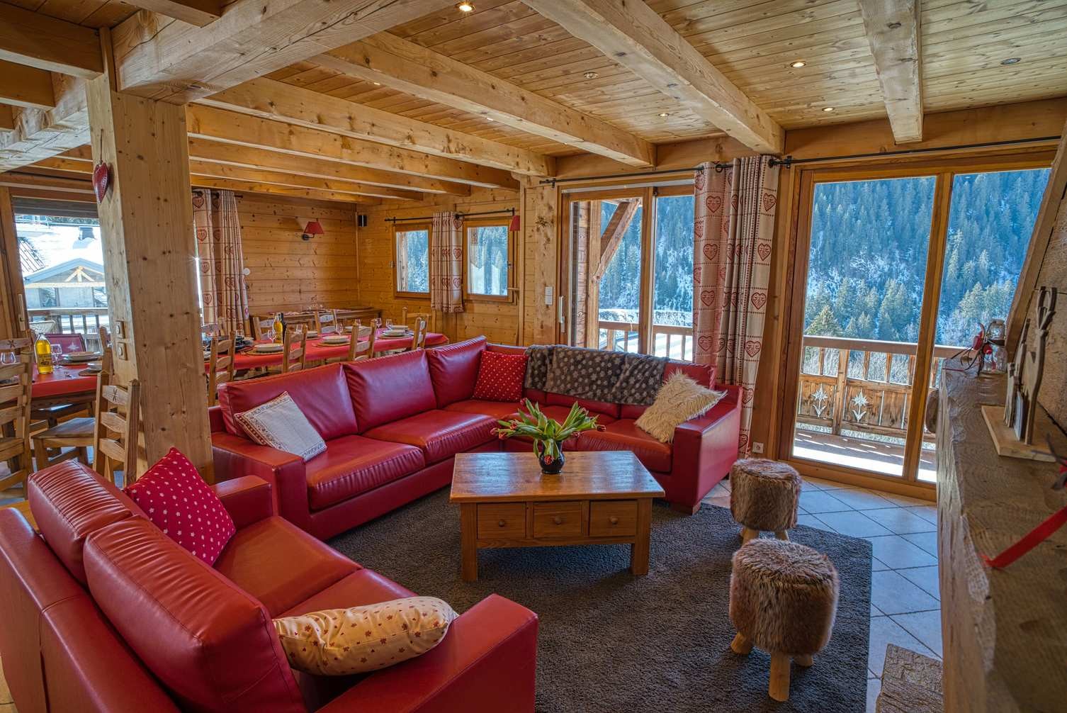 chalet les deux vallées salon Châtel Haute-Savoie