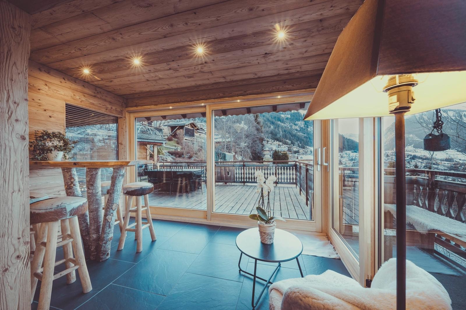 Chalet Les Loups, Châtel: Fondue Bar