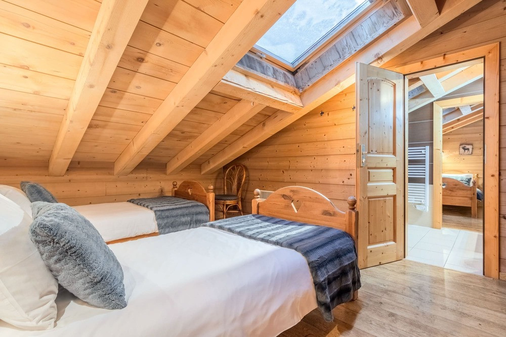 Chalet Les Romains, chambre, Châtel vacances été montagne soleil Chalet Les Romains, chambre, Châtel vacances été montagne soleil