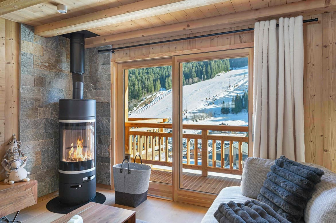 Chalet Linga, Living room, Chatel, Mountain Holiday Chalet Linga, Living room, Chatel, Mountain Holiday