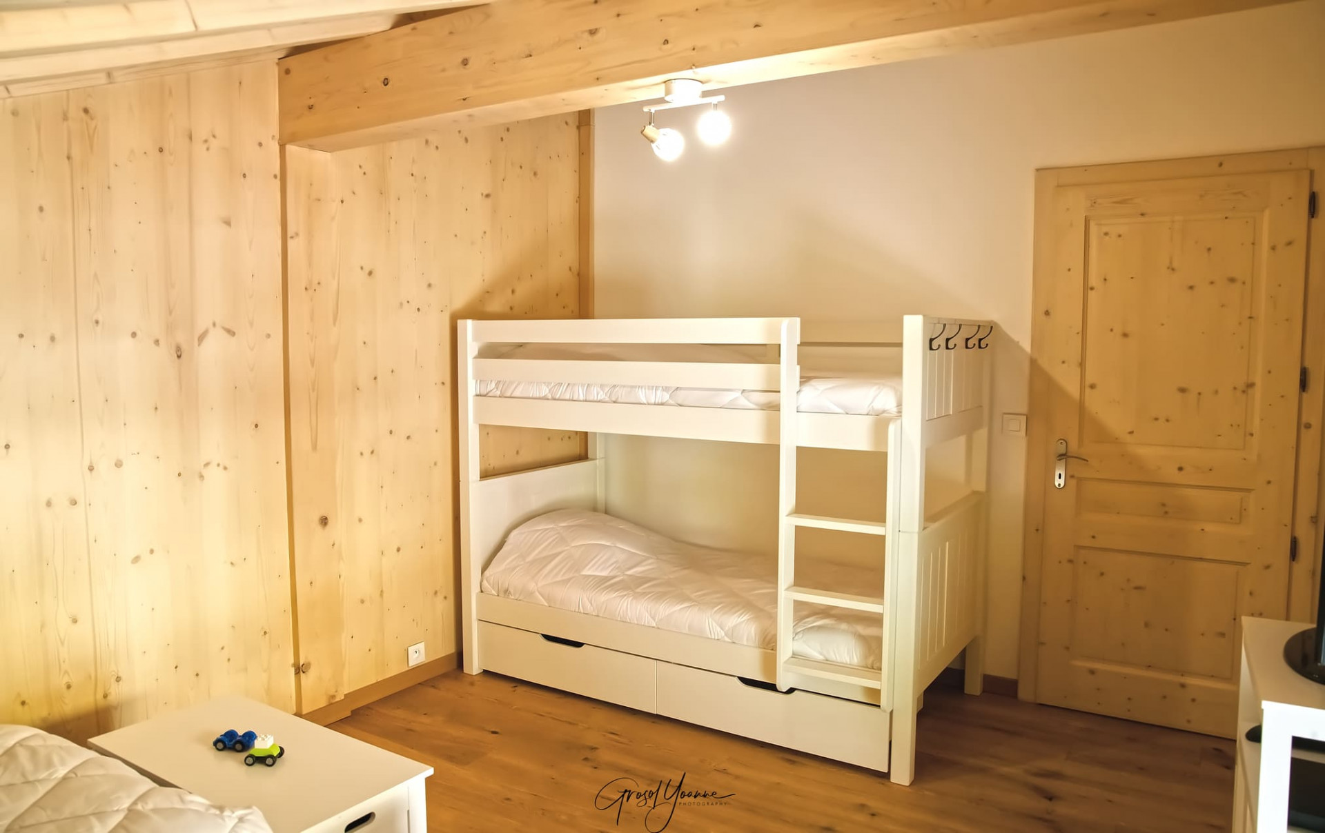 Chalet Louise, 10 personnes, Chatel, centre, chambre lits simples et superposés