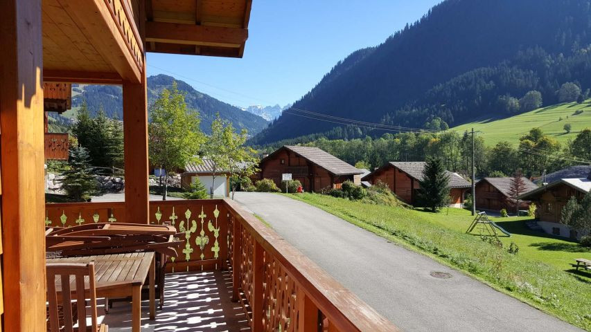 Chalet Namalou, Terrace view, Châtel Portes du Soleil