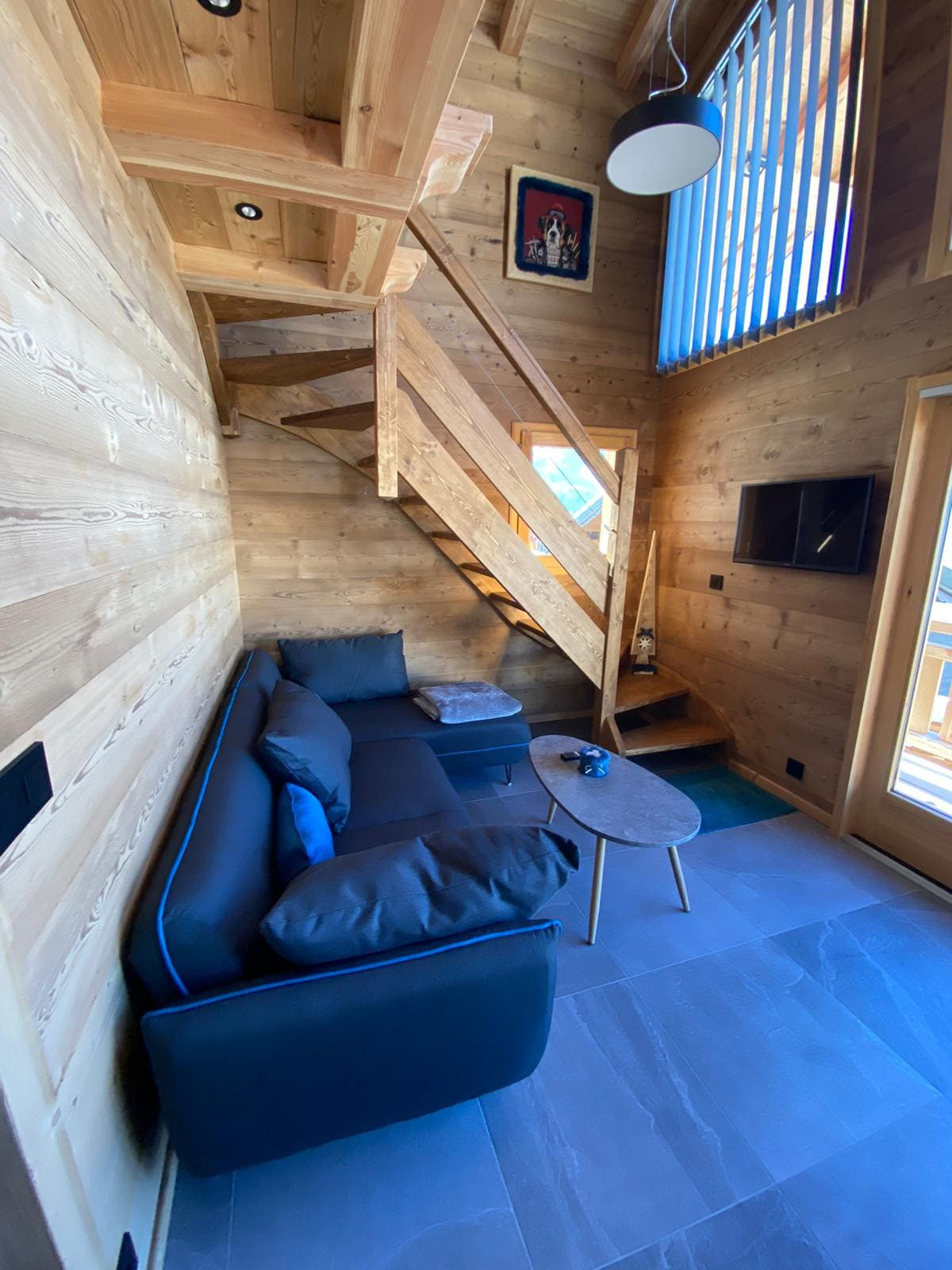 Chalet Petit, stairs, Châtel Vallée d'Abondance