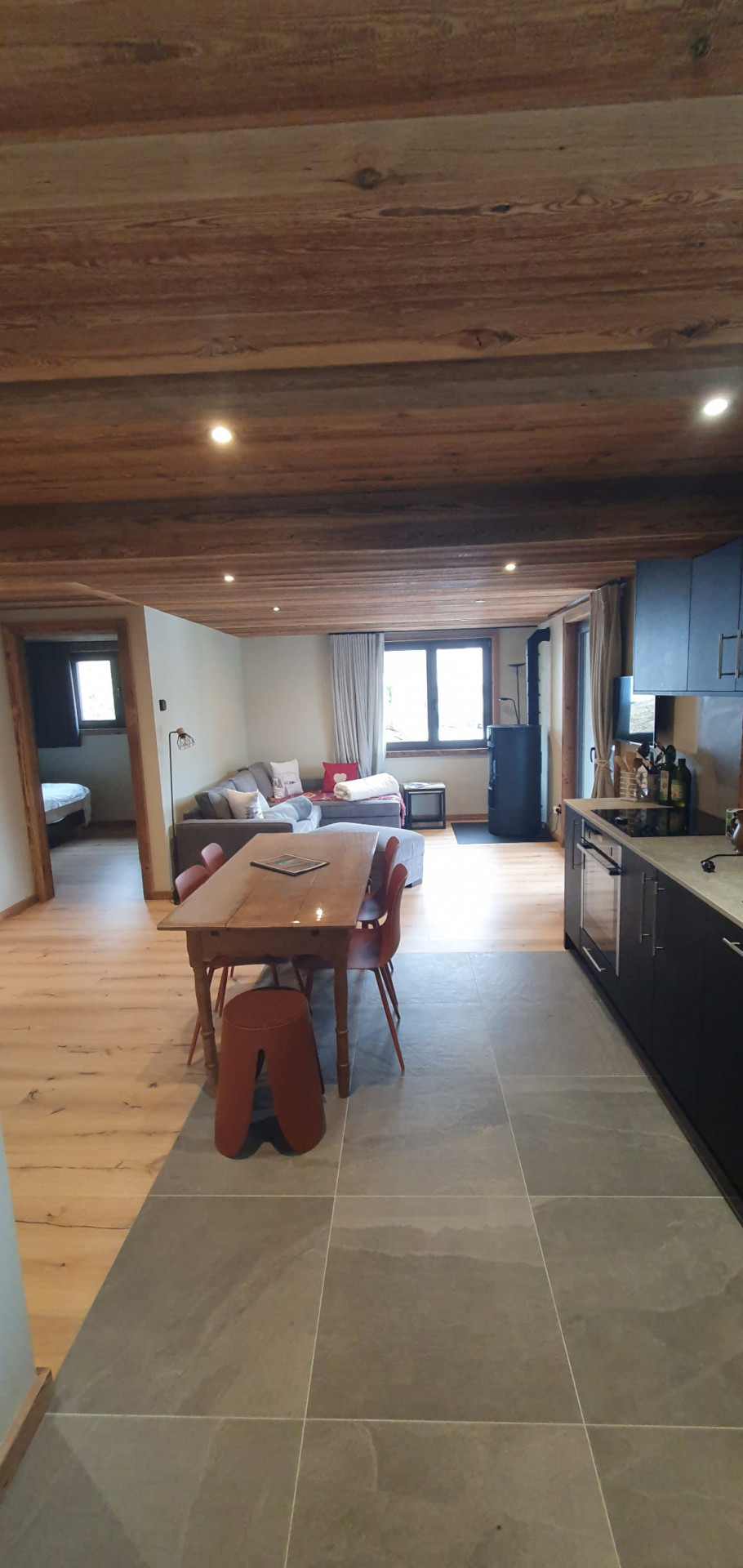 Chalet, living room, Châtel skiing and snow