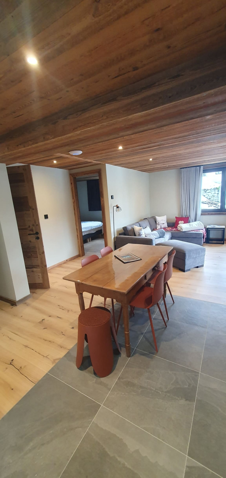 Chalet, living room, Châtel: skiing, snow, and sunshine