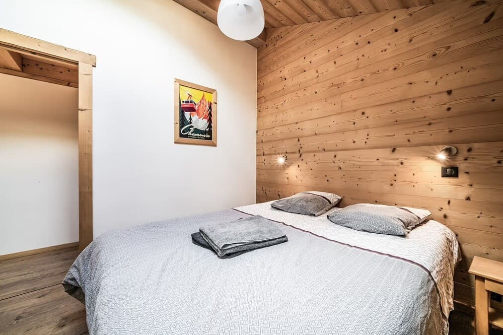 Chalet Stéphane, Bedroom double bed, Châtel 74