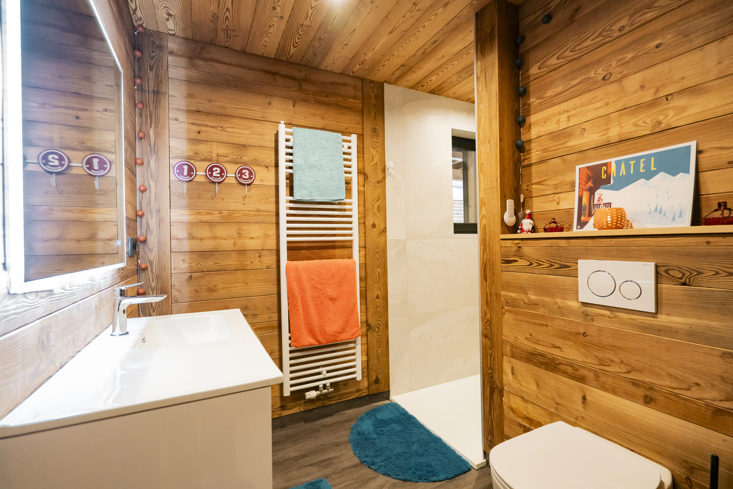 Chalet Vora Alpin, Shower room, Châtel 74390